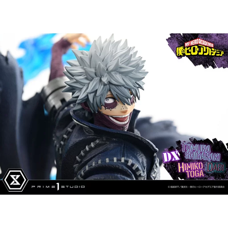 My Hero Academia Statue 1/4 Tomura Tomura Shigaraki, Dabi &amp; Himiko Toga Deluxe Bonus Version 69cm