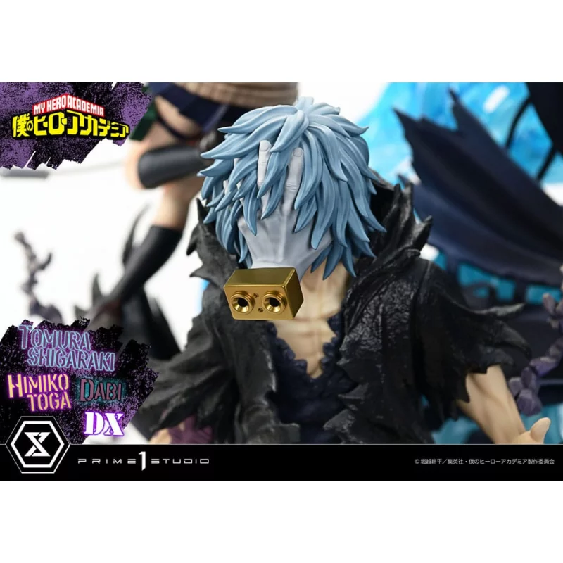 My Hero Academia Statue 1/4 Tomura Tomura Shigaraki, Dabi &amp; Himiko Toga Deluxe Bonus Version 69cm