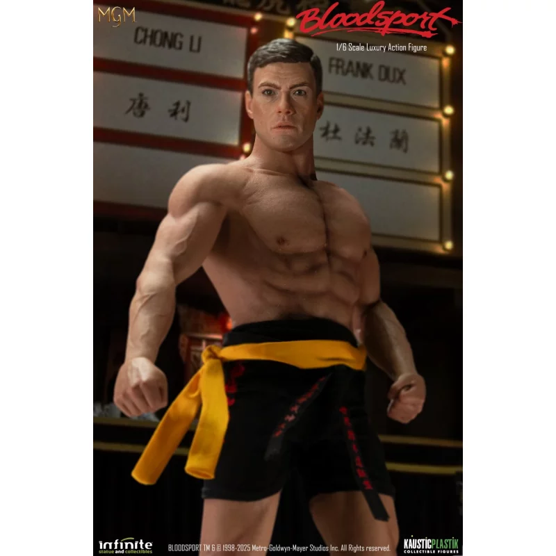 Bloodsport Frank Dux Jean-Claude Van Damme Standard Version Collectible Action Figure 1/6 30cm