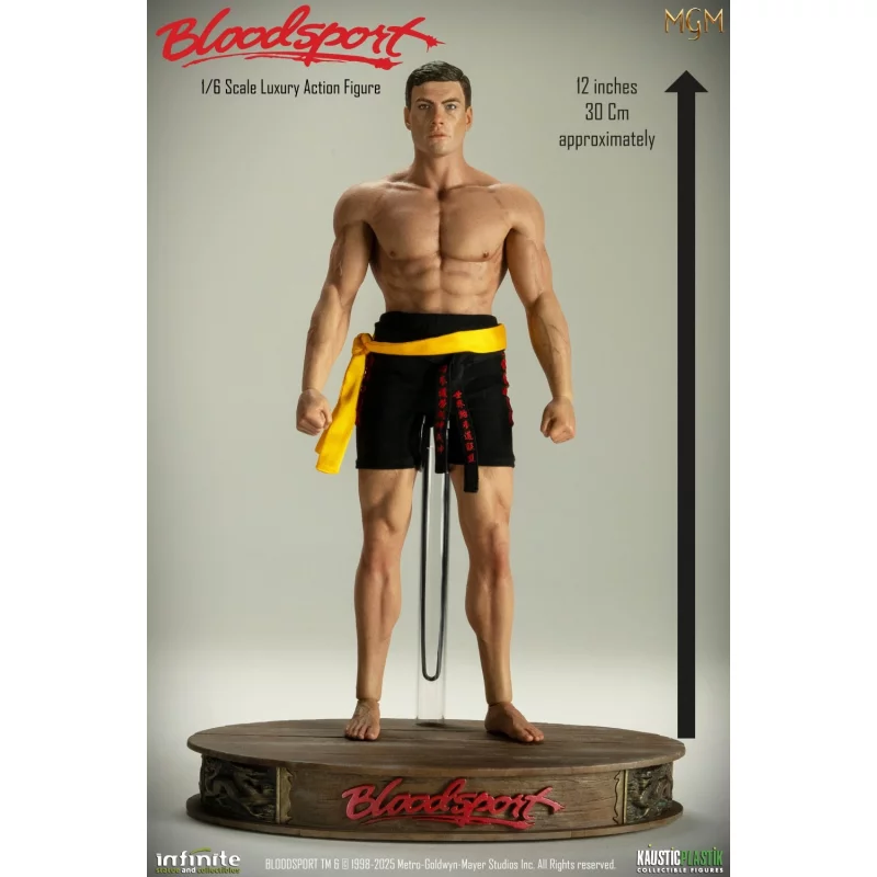 Bloodsport Frank Dux Jean-Claude Van Damme Standard Version Collectible Action Figure 1/6 30cm