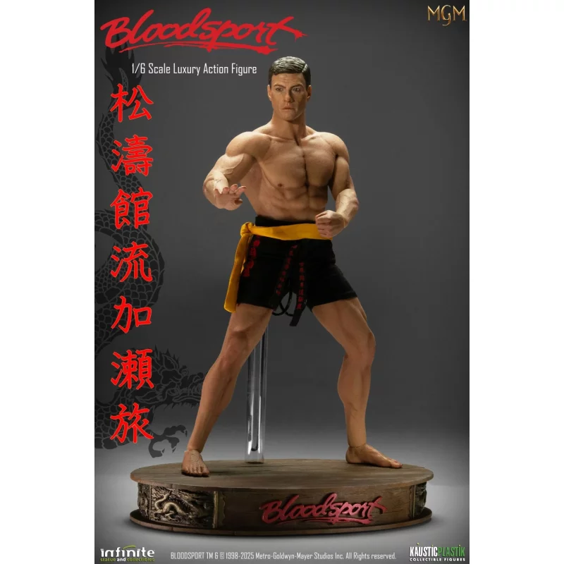 Bloodsport Frank Dux Jean-Claude Van Damme Standard Version Collectible Action Figure 1/6 30cm