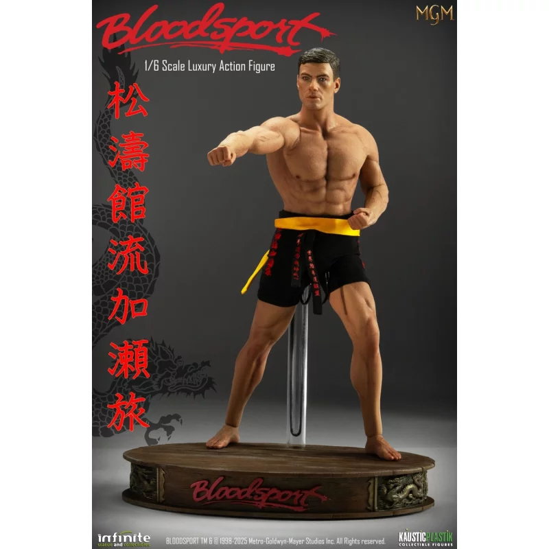 Bloodsport Frank Dux Jean-Claude Van Damme Standard Version Collectible Action Figure 1/6 30cm