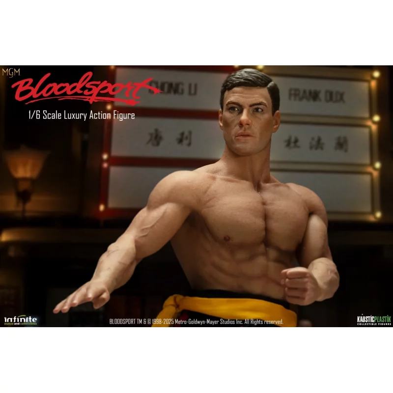 Bloodsport Frank Dux Jean-Claude Van Damme Standard Version Collectible Action Figure 1/6 30cm