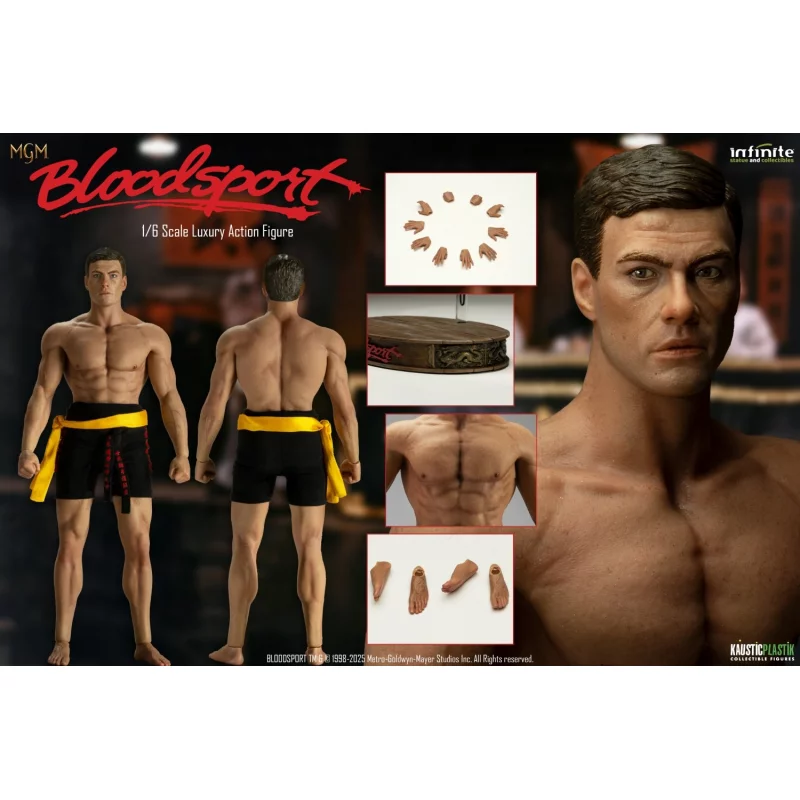 Bloodsport Frank Dux Jean-Claude Van Damme Standard Version Collectible Action Figure 1/6 30cm