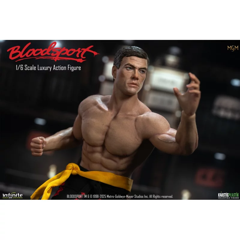 Bloodsport Frank Dux Jean-Claude Van Damme Standard Version Collectible Action Figure 1/6 30cm