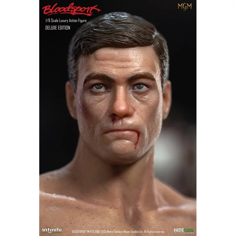 Bloodsport Frank Dux Jean-Claude Van Damme Deluxe Version Collectible Action Figurine 1/6 30cm