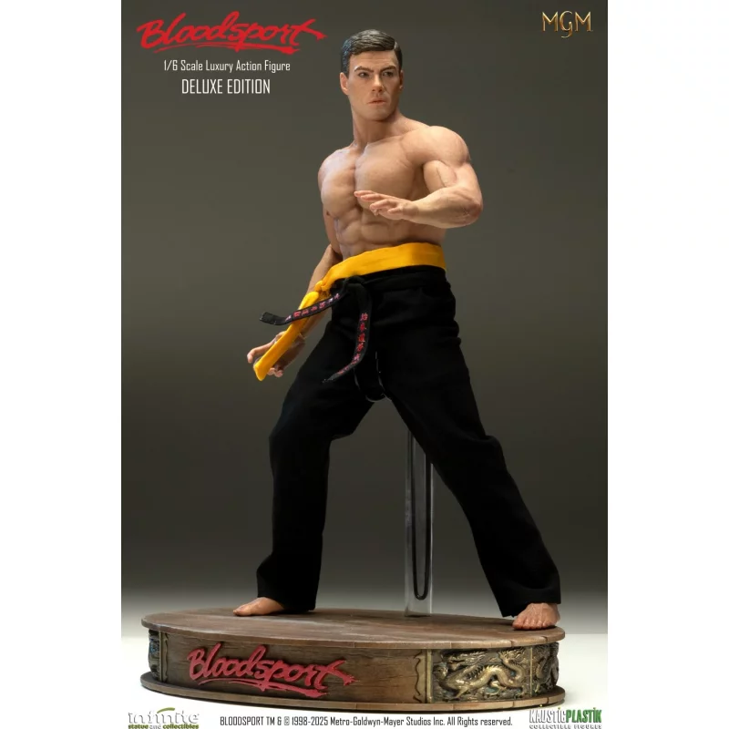 Bloodsport Frank Dux Jean-Claude Van Damme Deluxe Version Collectible Action Figurine 1/6 30cm