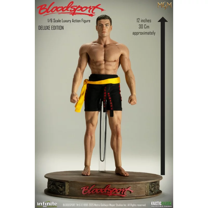 Bloodsport Frank Dux Jean-Claude Van Damme Deluxe Version Collectible Action Figurine 1/6 30cm