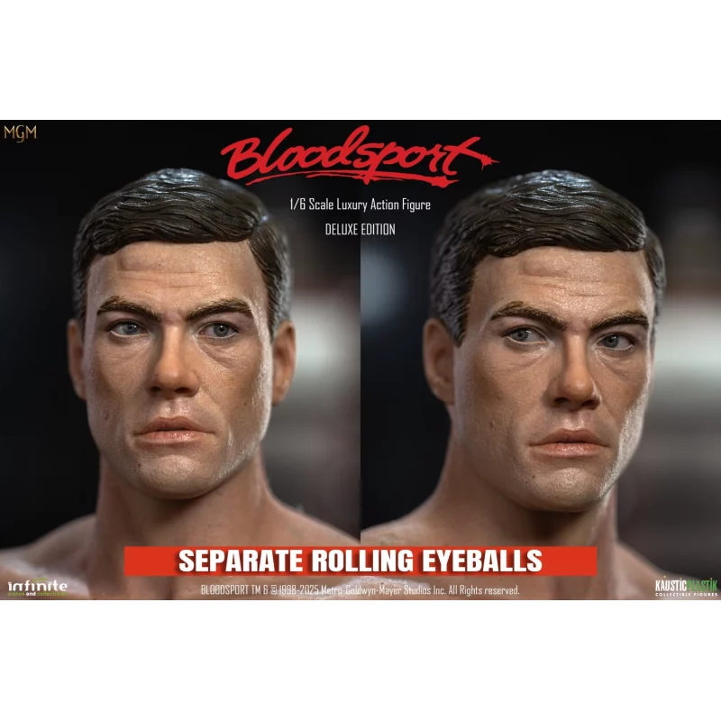 Bloodsport Frank Dux Jean-Claude Van Damme Deluxe Version Collectible Action Figurine 1/6 30cm