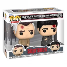 The Sopranos Pack 2 POP! Television Paulie "Walnuts" Gualtieri & Christopher Moltisanti Figure 10cm