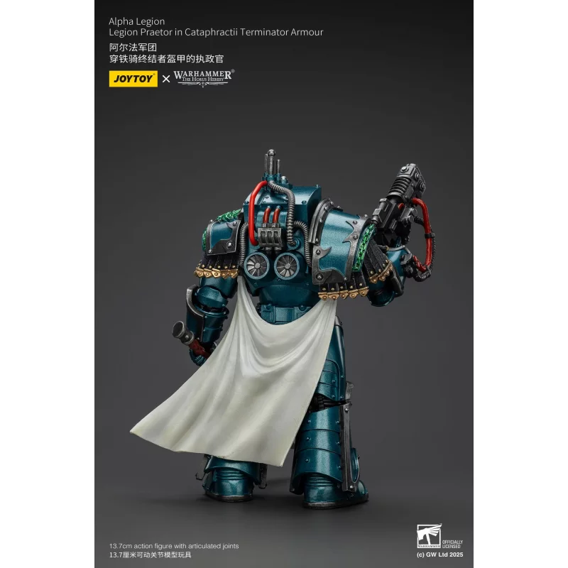 Warhammer The Horus Heresy figurine Alpha Legion Legion Praetor in Cataphractii Terminator Armour 14 cm