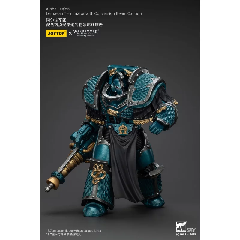 Warhammer The Horus Heresy figurine Alpha Legion Lernaean Terminator with Conversion Beam Cannon 14 cm