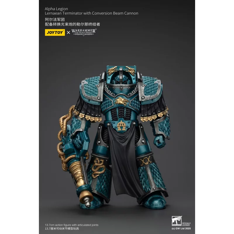 Warhammer The Horus Heresy figurine Alpha Legion Lernaean Terminator with Conversion Beam Cannon 14 cm