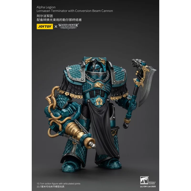 Warhammer The Horus Heresy figurine Alpha Legion Lernaean Terminator with Conversion Beam Cannon 14 cm
