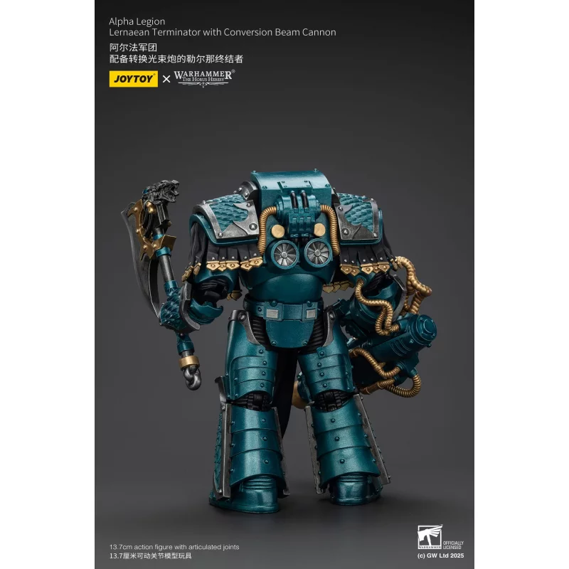 Warhammer The Horus Heresy figurine Alpha Legion Lernaean Terminator with Conversion Beam Cannon 14 cm
