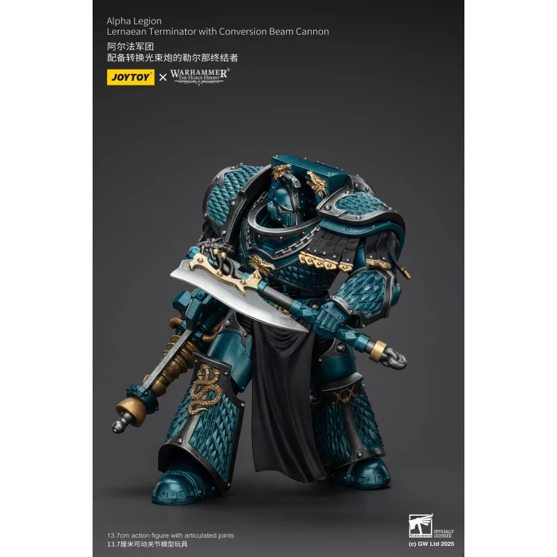 Warhammer The Horus Heresy figurine Alpha Legion Lernaean Terminator with Conversion Beam Cannon 14 cm