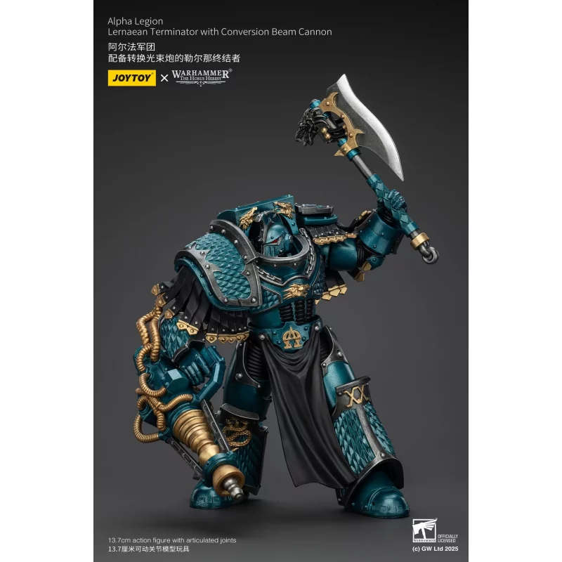 Warhammer The Horus Heresy figurine Alpha Legion Lernaean Terminator with Conversion Beam Cannon 14 cm