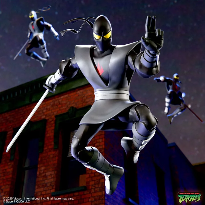 Tortues Ninja Action Figurine Ultimates Wave 13 Foot Ninja 18cm