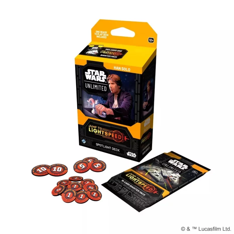 Star Wars: Unlimited JCC Jump to Lightspeed Spotlight Set de 2 Deck Display *Anglais*