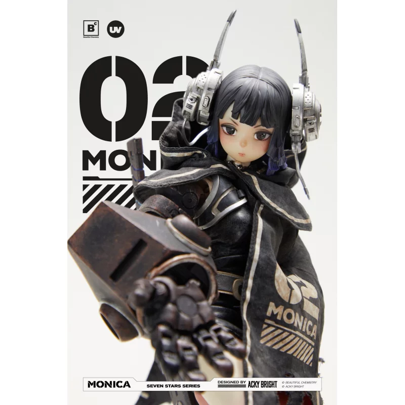 Seven Stars Series No. 02 Monica Collectible Action Figurine 1/6 Beautiful Chemistry x Acky Bright