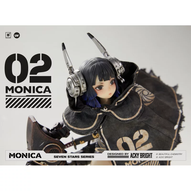 Seven Stars Series No. 02 Monica Collectible Action Figurine 1/6 Beautiful Chemistry x Acky Bright
