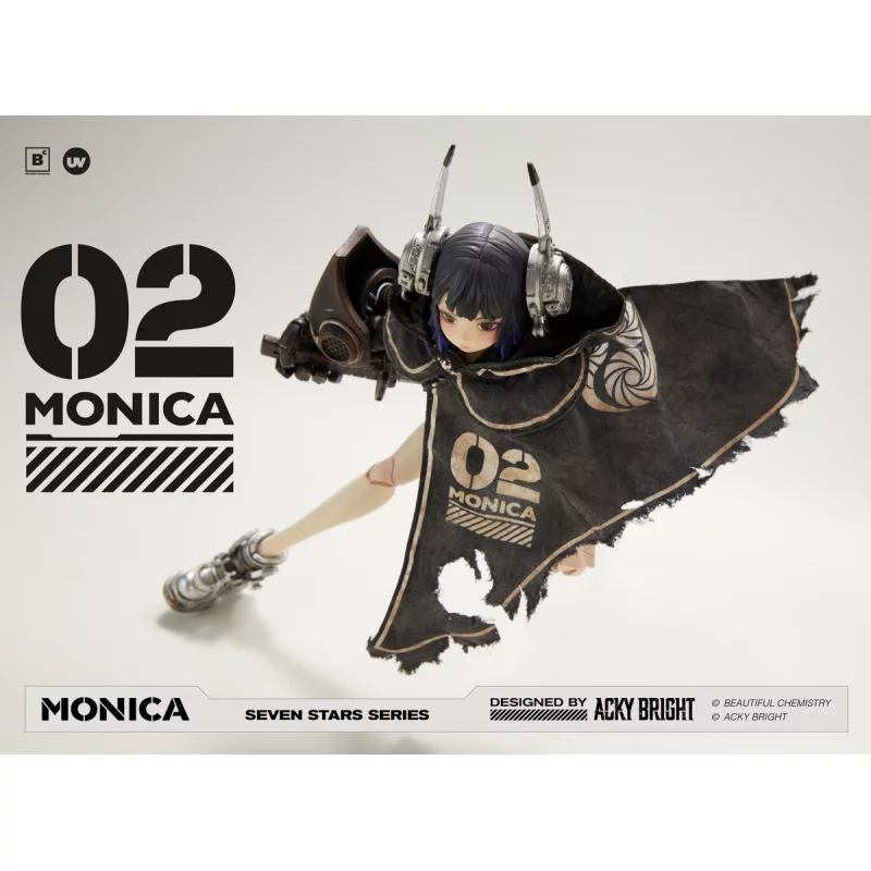 Seven Stars Series No. 02 Monica Collectible Action Figurine 1/6 Beautiful Chemistry x Acky Bright