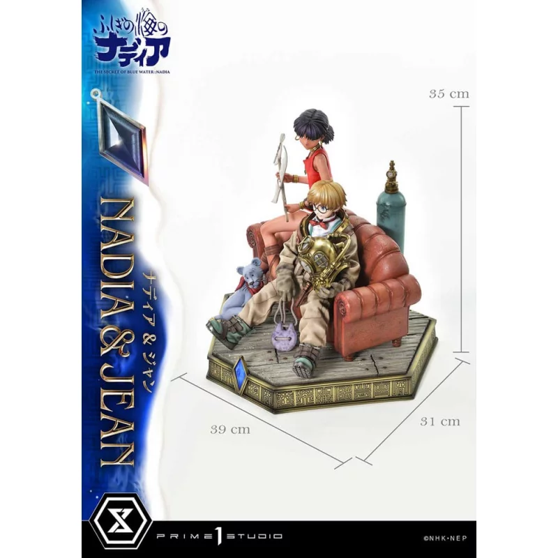 Nadia: The Secret of Blue Water Statue 1/6 Nadia &amp; Jean 35cm
