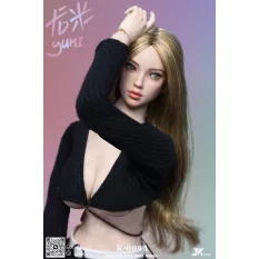 JK Toys 1/6 Multiracial Beauty Head Sculpture Yumi with