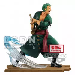 One Piece Statue PVC Log File Selection -Fight- Roronoa Zoro 14cm