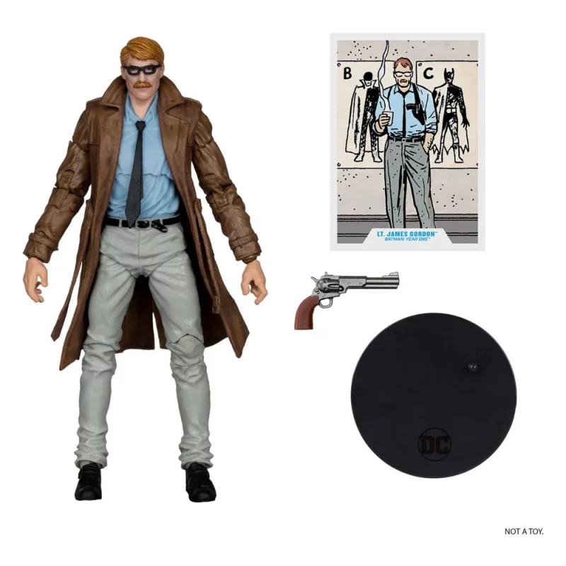Batman Year One (Part 4) DC Multiverse Action Figure Lt. James Gordon (Gold Label) 18cm