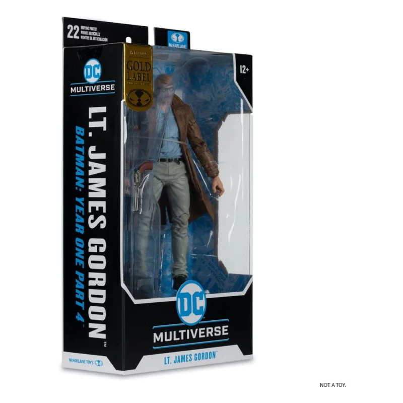 Batman Year One (Part 4) DC Multiverse Action Figure Lt. James Gordon (Gold Label) 18cm