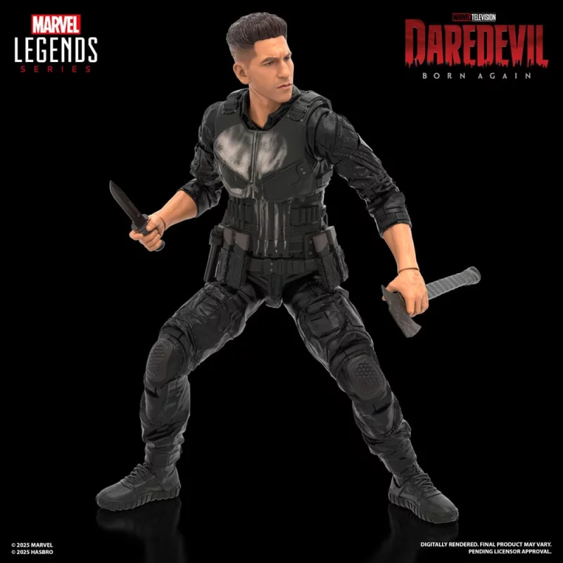 Marvel Legends Series Daredevil: Born Again Action Figure Punisher 15cm