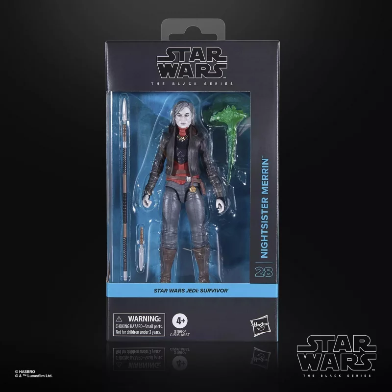 Star Wars: Jedi Survivor The Black Series Action Figurine Sœur de la Nuit Merrin 15cm