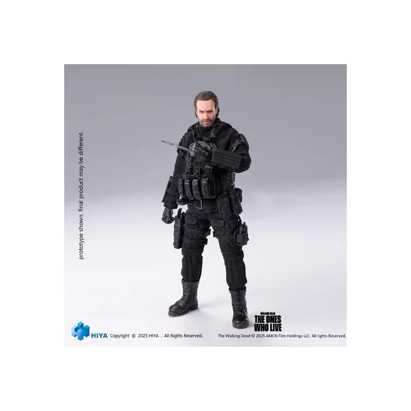 The Walking Dead The Ones Who Lived Rick Action Figure HIYA Exquisite Super 1/12