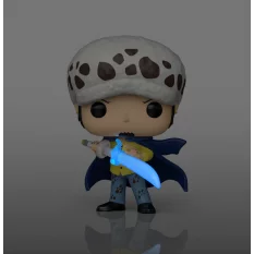 One Piece POP! Animation Trafalgar Law avec Blue Anesthesia Glow in the Dark Exclusive n°1894