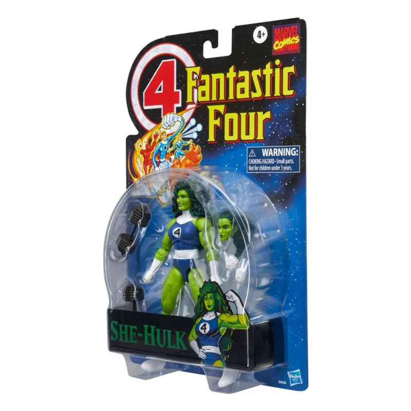 Fantastic Four Marvel Legends Retro Action Figure She-Hulk 15cm