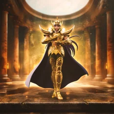 Saint Seiya Statue 1/10 Art Scale Aries Mu 23cm