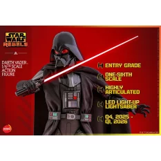 Hono Studio HS10 Star Wars: Rebels Collectible Action Figurine 1/6 Darth Vader 34cm