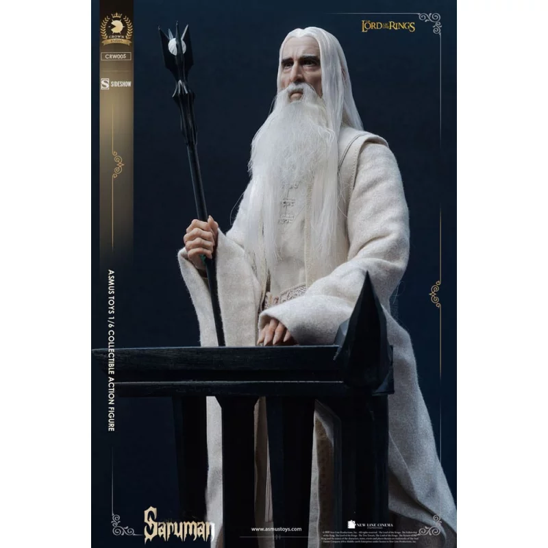 Le Seigneur des Anneaux Collectible Action Figurine 1/6 Saruman Asmus Toys 31cm