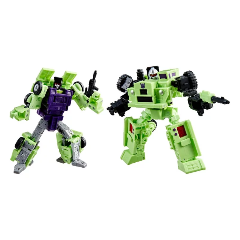 Transformers Generations Studio Series Constructicon Long Haul et Constructicon Hook 16cm