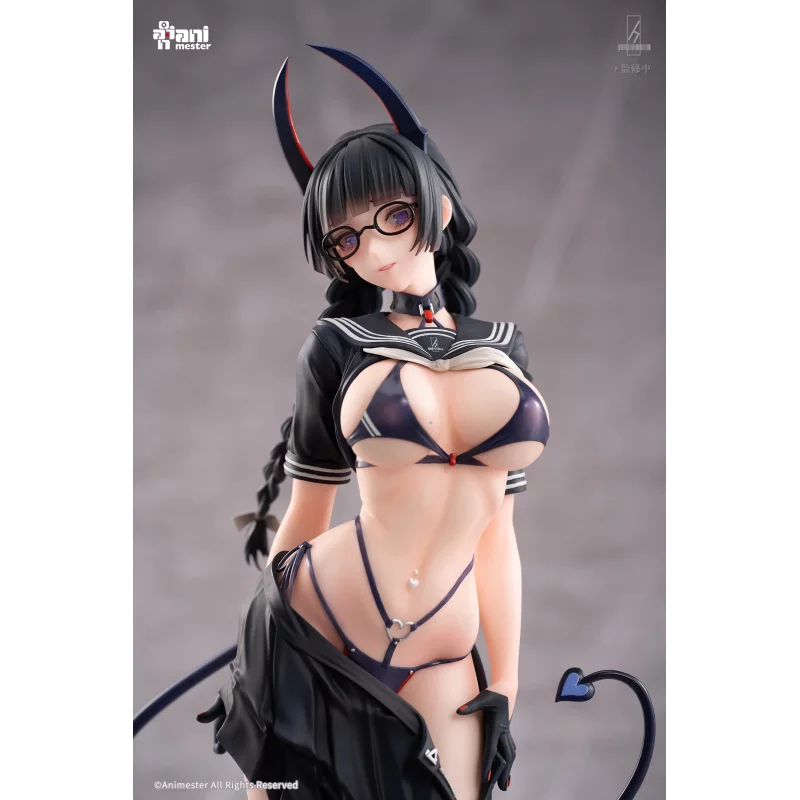 Original Character Succubus Class President Miona Illustration by Ban! 1/6