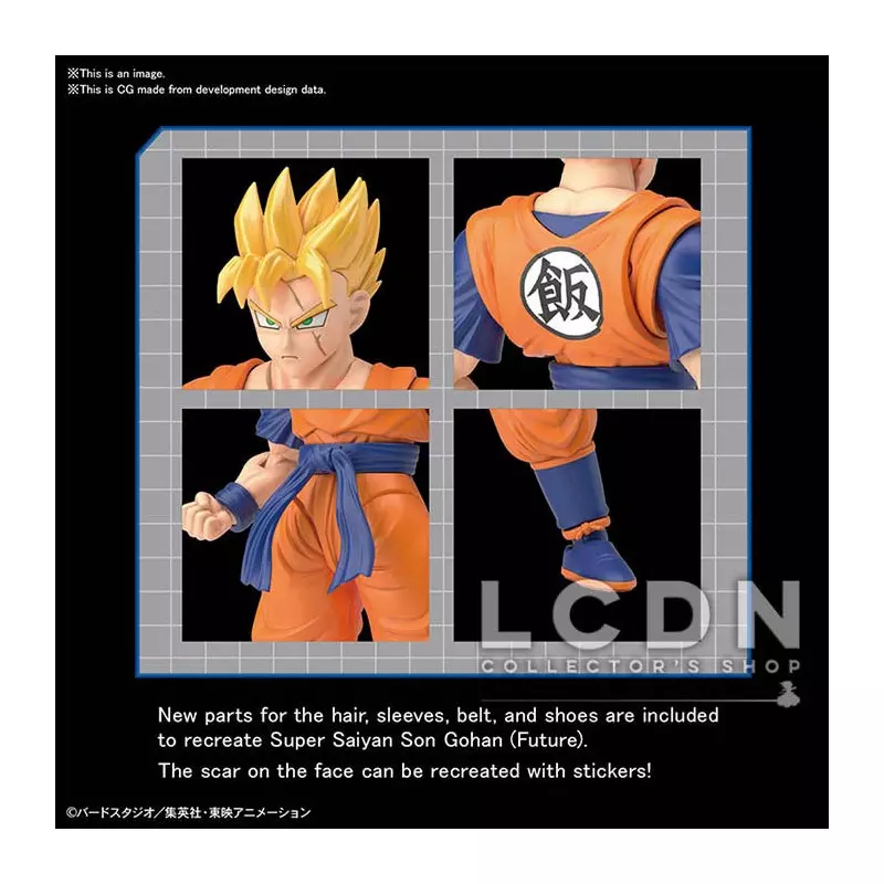 Dragon Ball Z Figure-rise Standard Plastic Model Kit Ultimate Son Gohan 18cm
