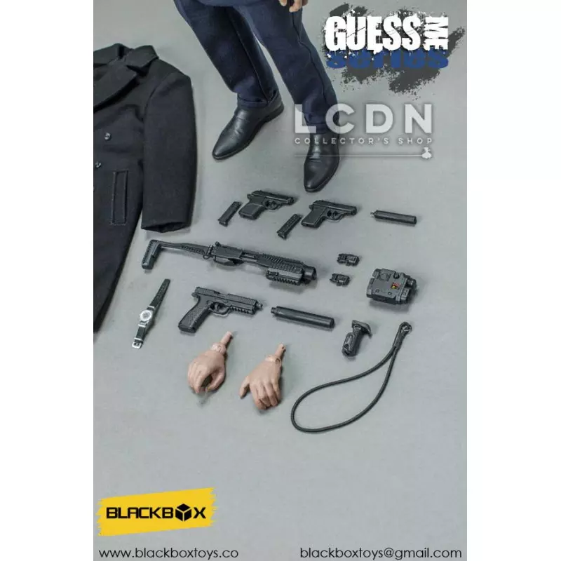 Spectre inspired by James Bond Daniel Craig Blue Version 1/6 Figure 30cm BLACK BOX BB9002A