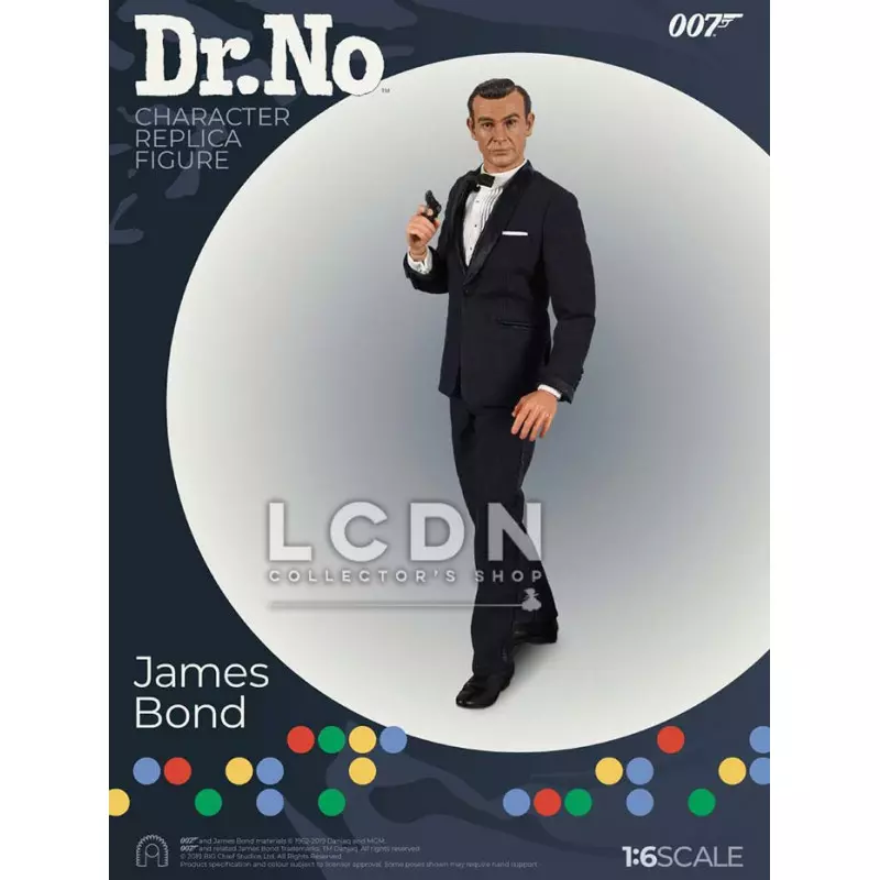 Dr. No Collector Figure Series Action Figurine 1/6 James Bond Sean Connery 30cm (Neuf)