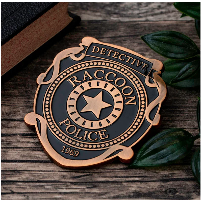 Official Resident Evil R.P.D. Pin Badge Raccoon Police