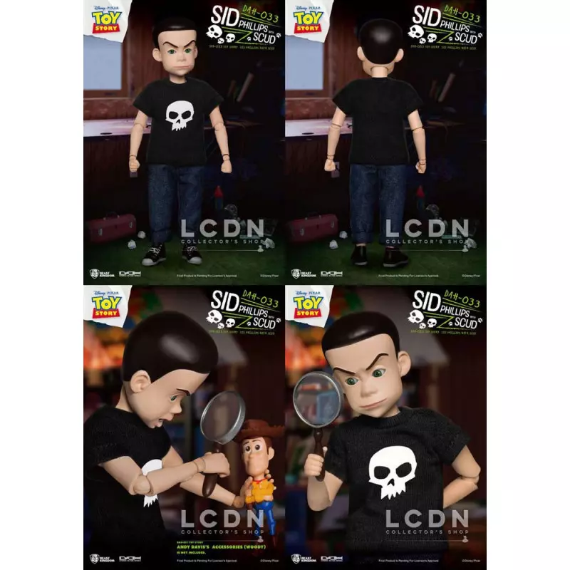 Toy Story Dynamic 8ction Heroes Action Figures Sid Phillips &amp; Scud 21 cm