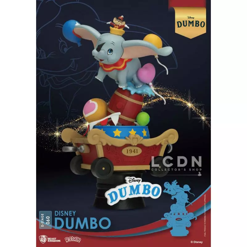 Disney Classic Animation Series D-Stage PVC Diorama Dumbo 15 cm