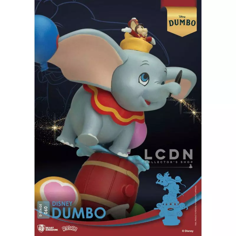 Disney Classic Animation Series D-Stage PVC Diorama Dumbo 15 cm