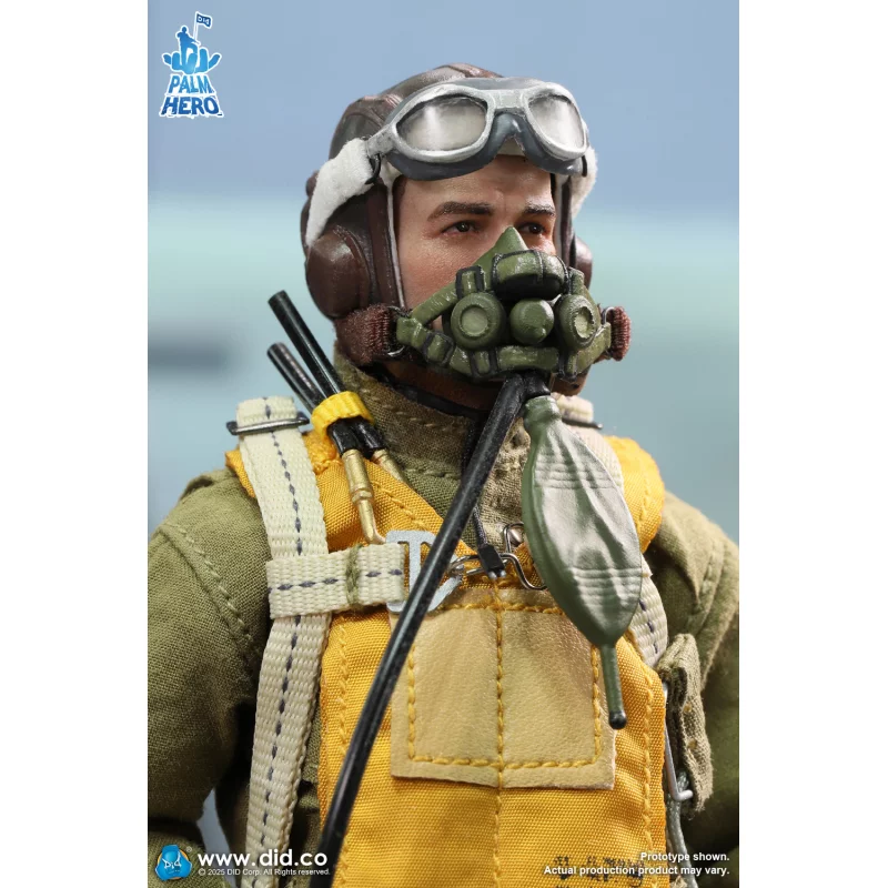 WWII U.S. Army Air Force Pilot Captain Rafe Palm Hero Series Action Figurine 1/12 DID XA80032