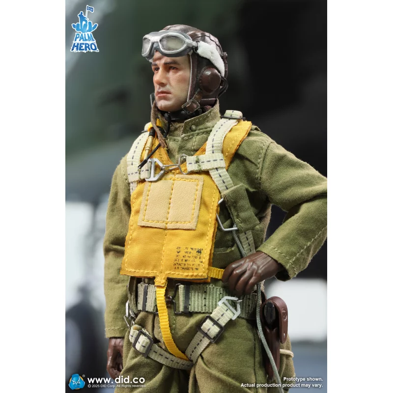 WWII U.S. Army Air Force Pilot Captain Rafe Palm Hero Series Action Figurine 1/12 DID XA80032